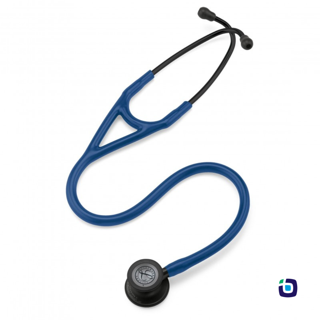 Estetoscopio Littmann Cardiology IV Navy Blue Black Edition 27 pulg 6168