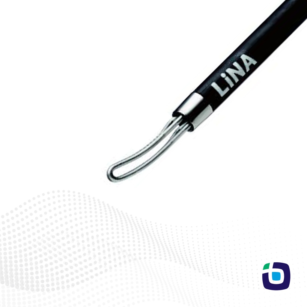 Pinza Bipolar Marca LINA Modelo POWERBLADE 5005-C (Curva)