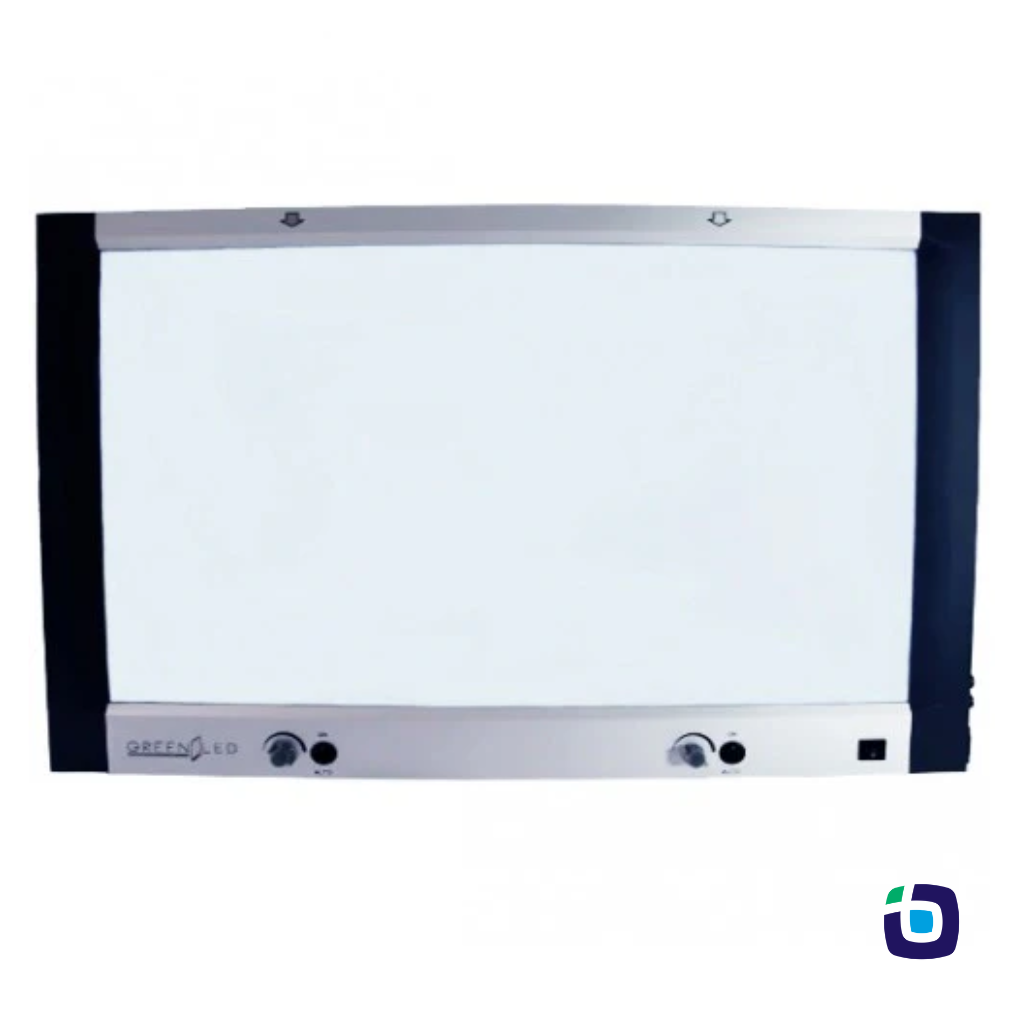 NEGATOSCOPIO PLANO 2 PLACAS LED PARA MAMOGRAFIA 13 000 LUX